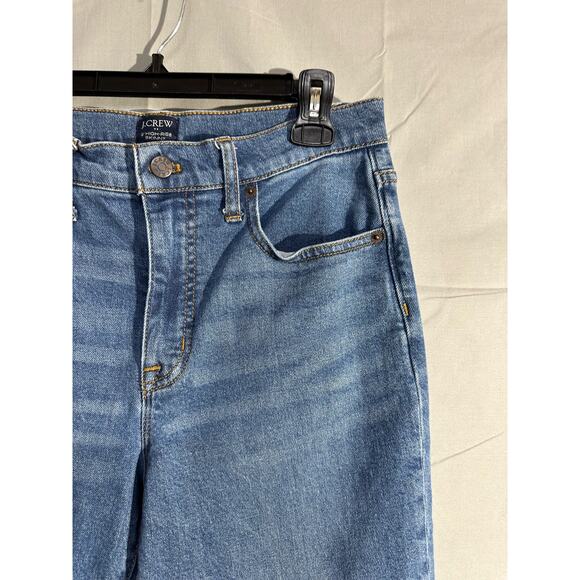 J Crew Jeans Women 28 High Rise Skinny Fray Hem Capsule Ankle Crop Stretch Denim - Picture 6 of 11